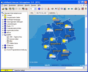 InfoRapid Internet-Zeitungsleser / InfoRapid Internet Newspaper Reader